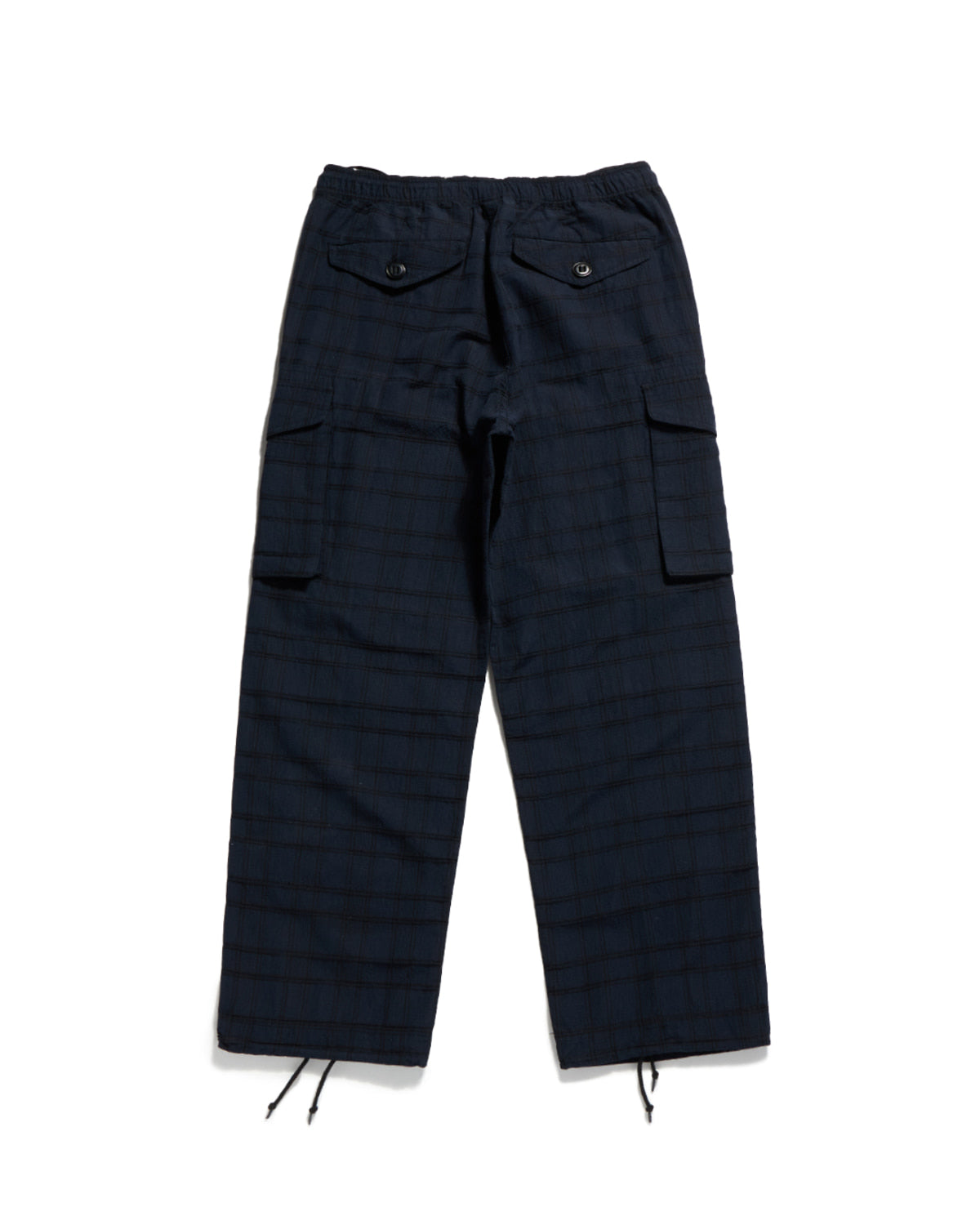 Eastlogue - Combat Easy Pants (Navy Linen Check) product image 2 | TRAB K-Fashion Australia