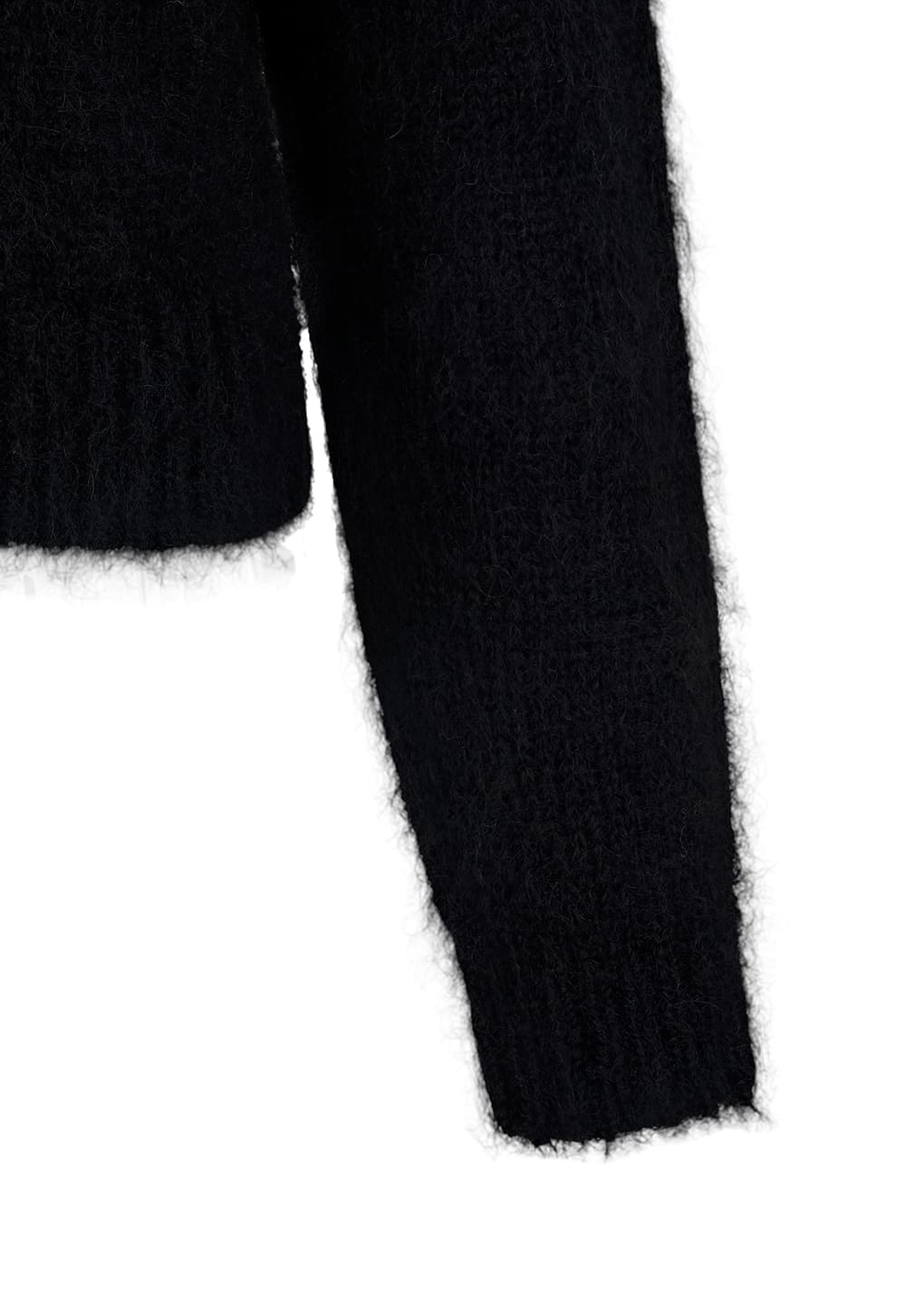 Amomento - mohair bulky cardigan (Black) product image 14 | TRAB K-Fashion Australia