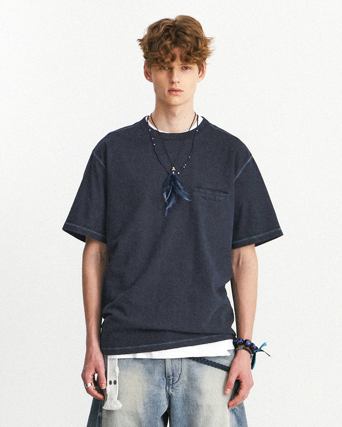 Eastlogue - Cpo T-shirts (Navy) product image 2 | TRAB K-Fashion Australia
