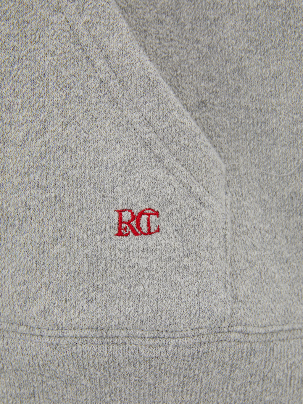 Recto - Mens Rc Embroidered Hoodie (Melange Grey) product image 4 | TRAB K-Fashion Australia