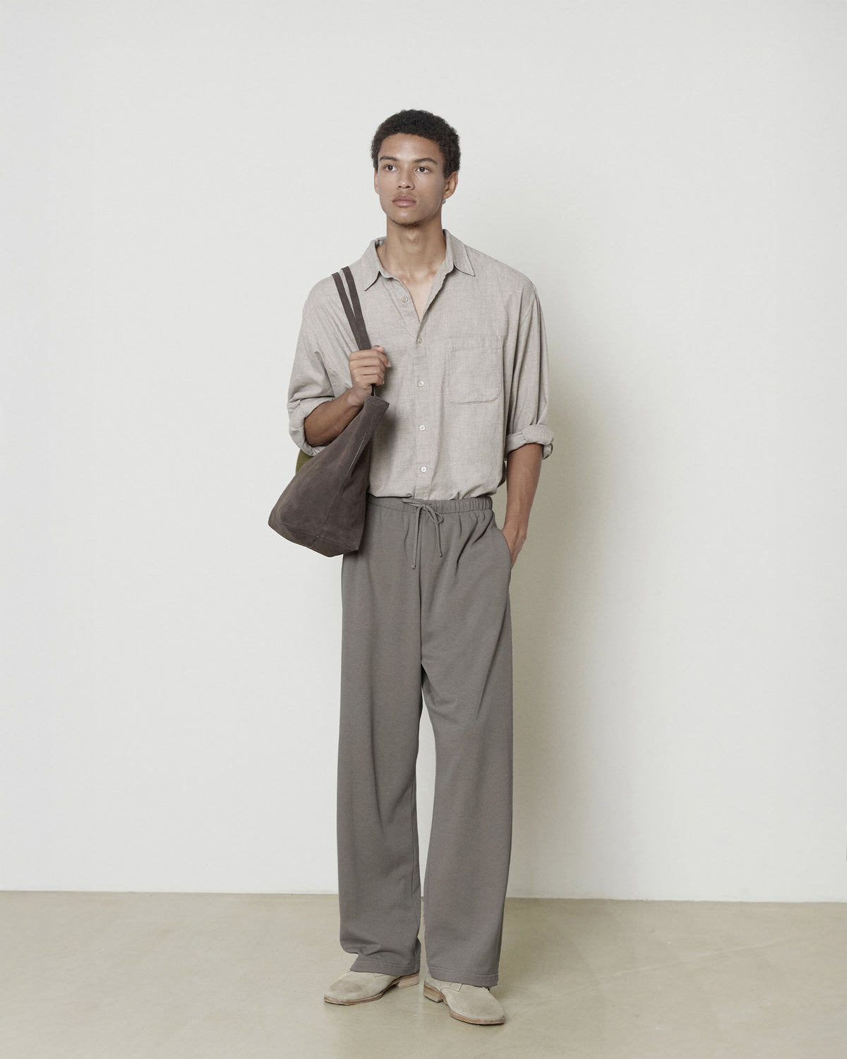 Brownyard - [Pre-Order – Ships September 18] Steady Shirt (Beige) product image 4 | TRAB K-Fashion Australia