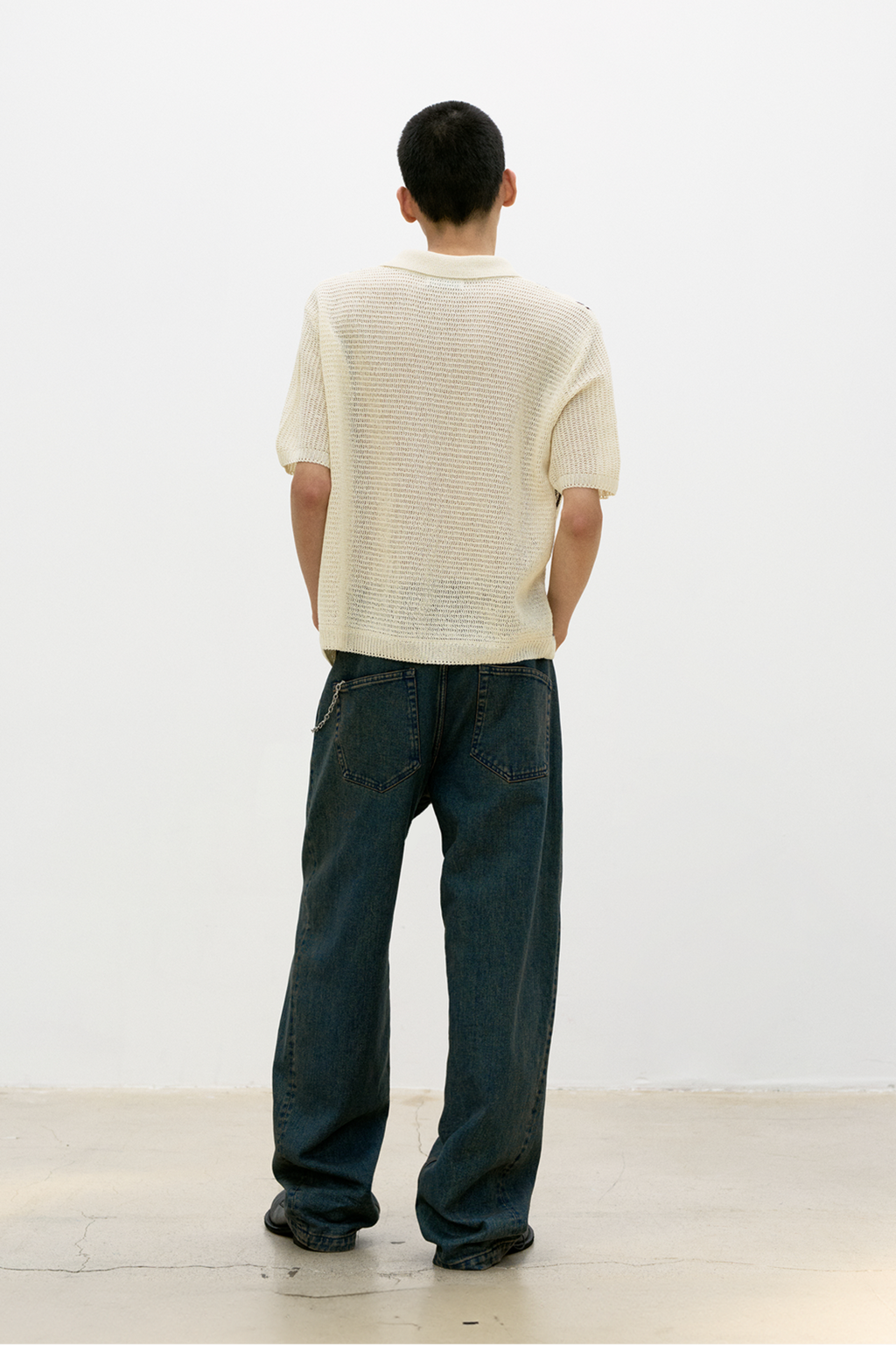 Coor - Back Side Blue Tinted Jeans (Two-Tone Blue) product image 4 | TRAB K-Fashion Australia