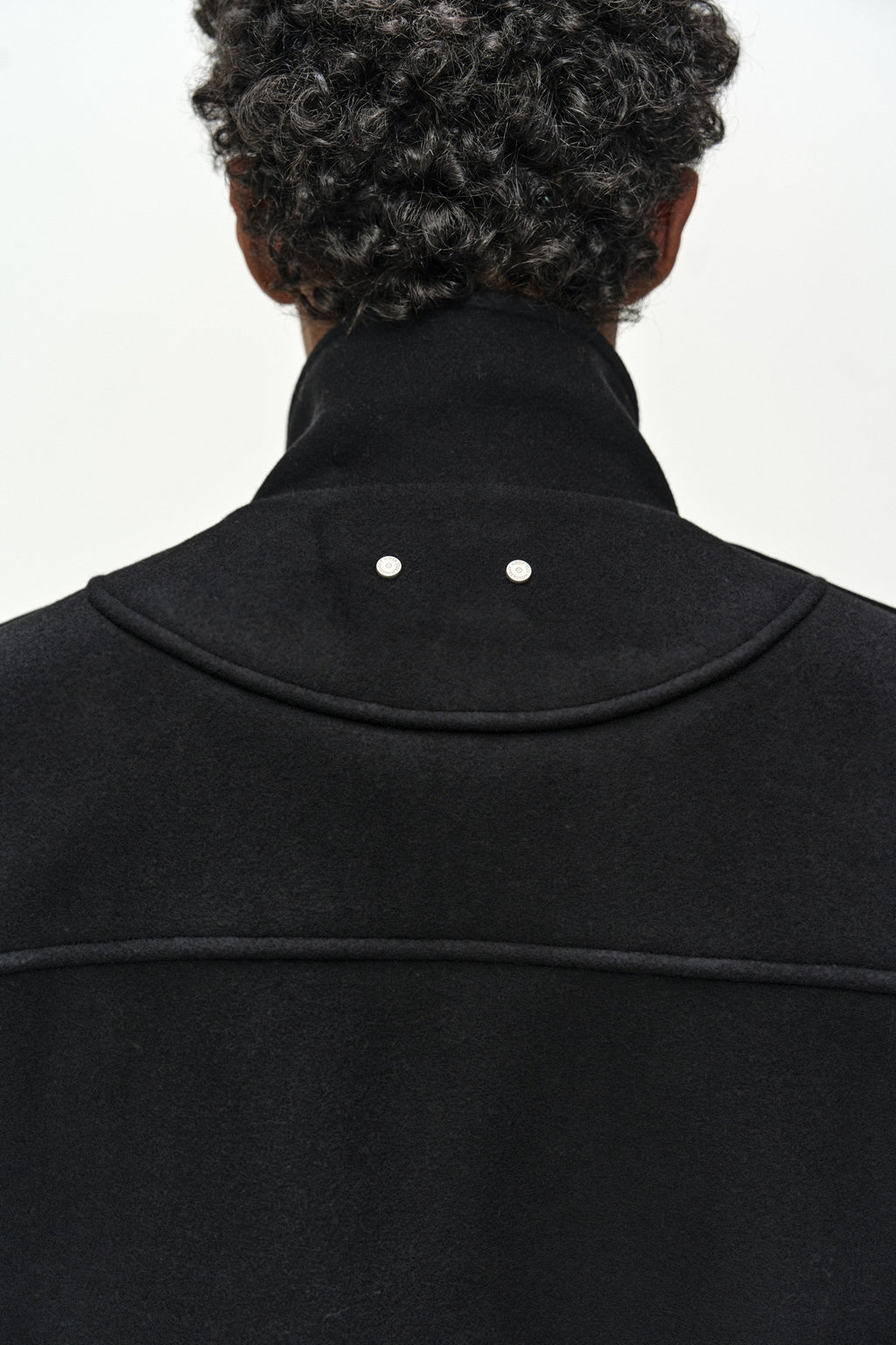 Andersson Bell - Linus Harrington Wool Jacket (black) (Black) product image 7 | TRAB K-Fashion Australia