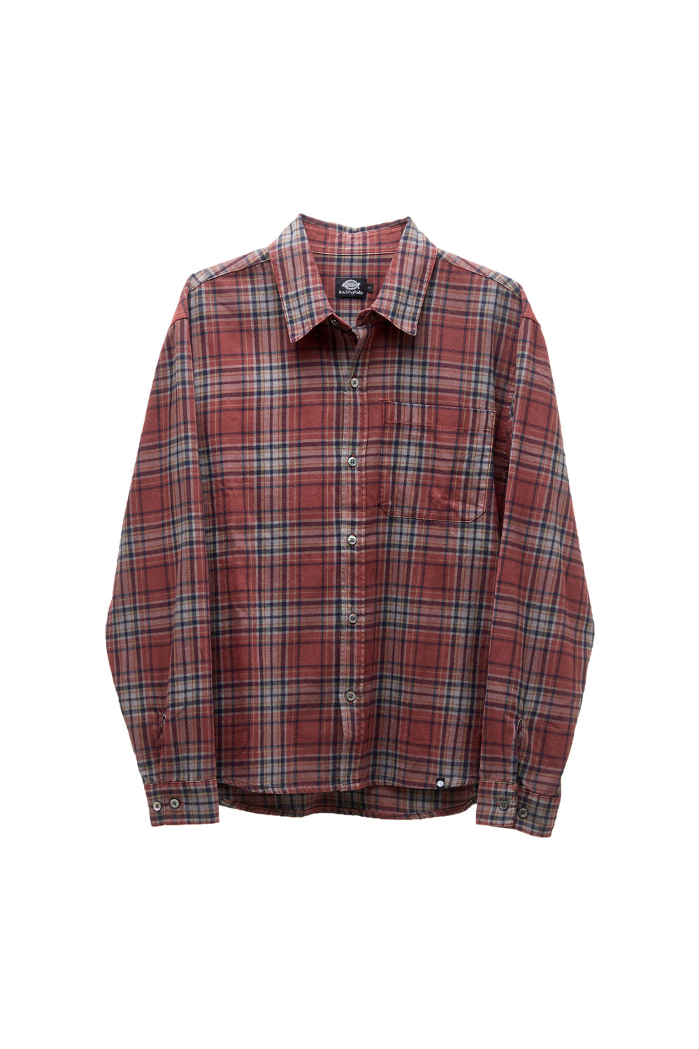 Hatchingroom - Regular Shirt Check (Dusty Red) product image 1 | TRAB K-Fashion Australia