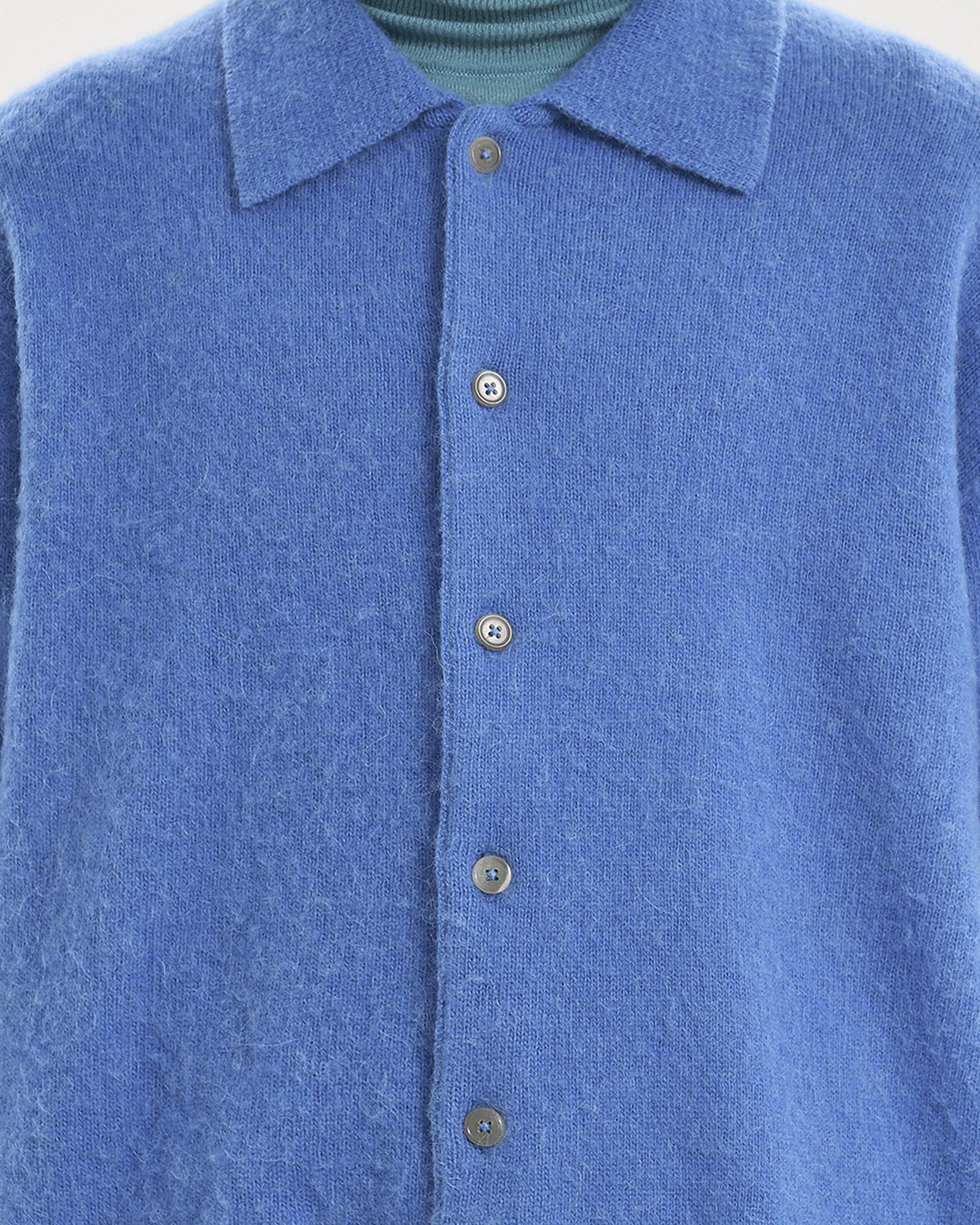 Brownyard - Alpaca Collar Cardigan (Blue) product image 4 | TRAB K-Fashion Australia
