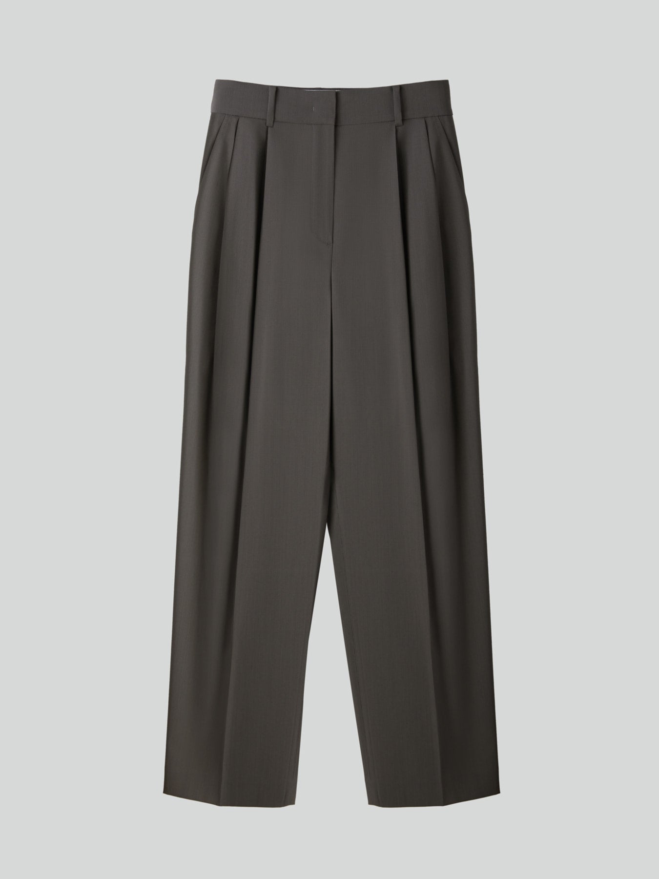 Recto - Two Tuck Suit Pants (Midnight Grey) product image 10 | TRAB K-Fashion Australia