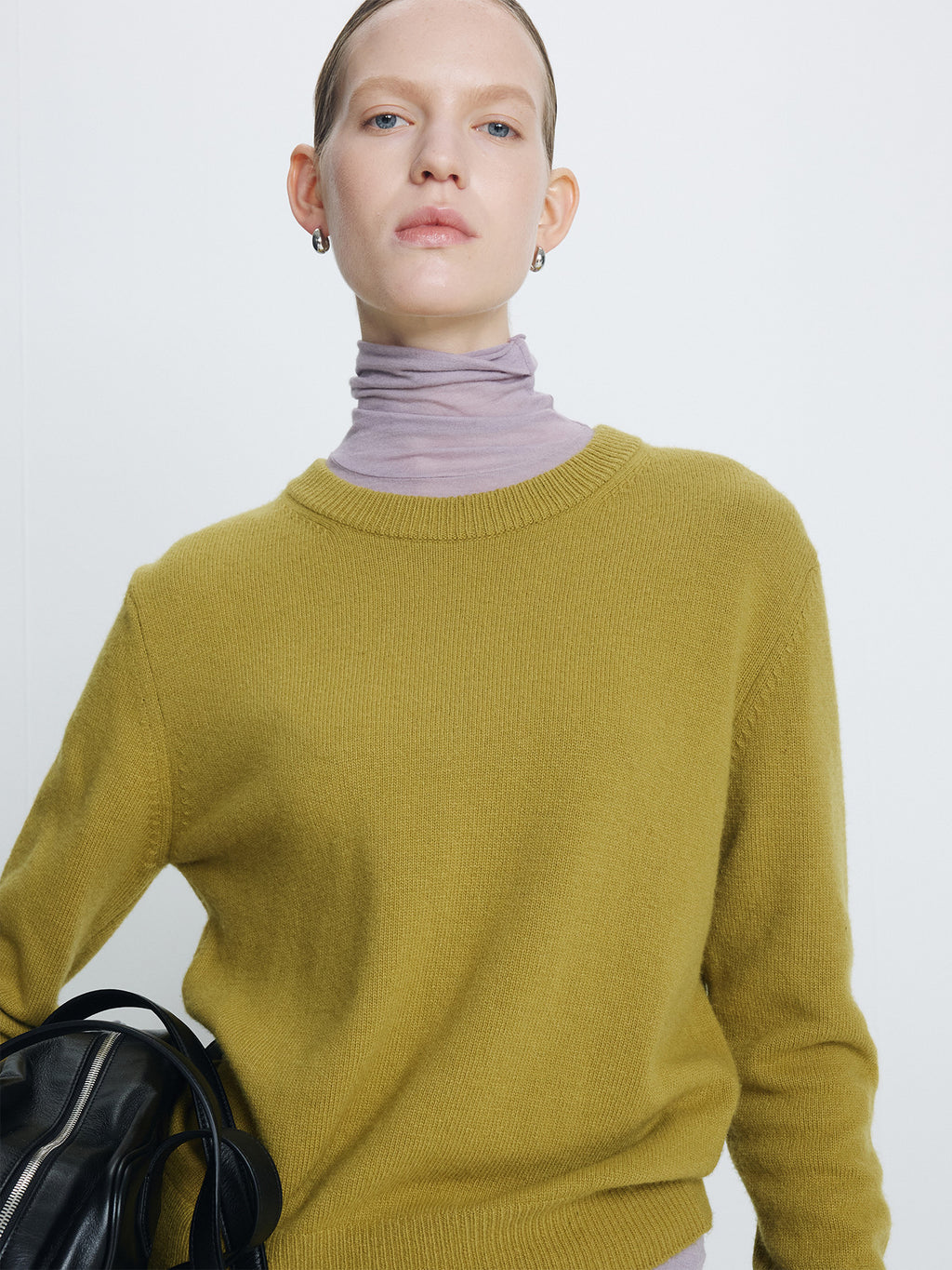 Tonywack - Wool Blend Crew-Neck Knit (Olive Green) product image 3 | TRAB K-Fashion Australia