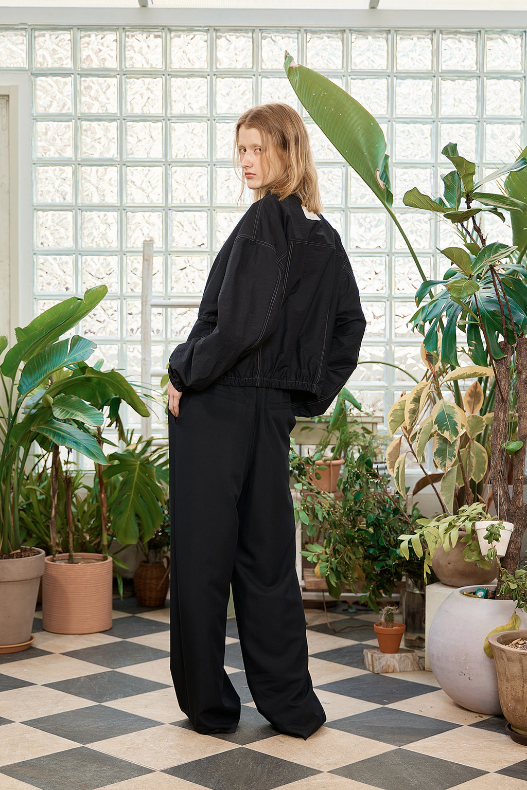 Matin Kim - Layered Point String Light Jumper (Black) product image 11 | TRAB K-Fashion Australia