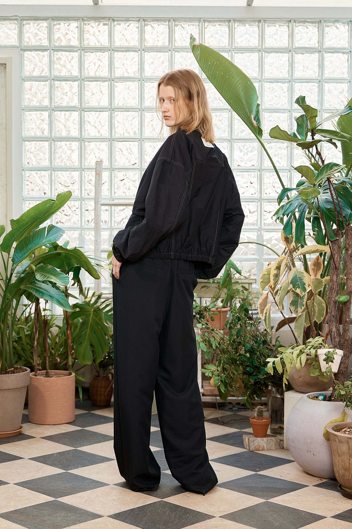 Matin Kim - Layered Point String Light Jumper (Black) product image 11 | TRAB K-Fashion Australia