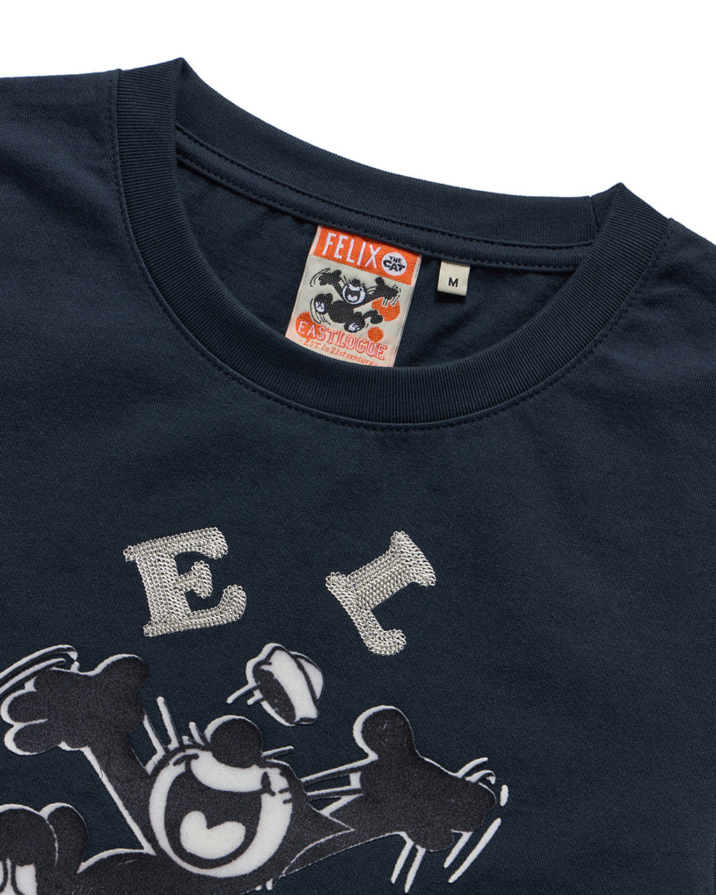 Eastlogue - Classic Felix Flocking T-shirts (Navy) product image 3 | TRAB K-Fashion Australia