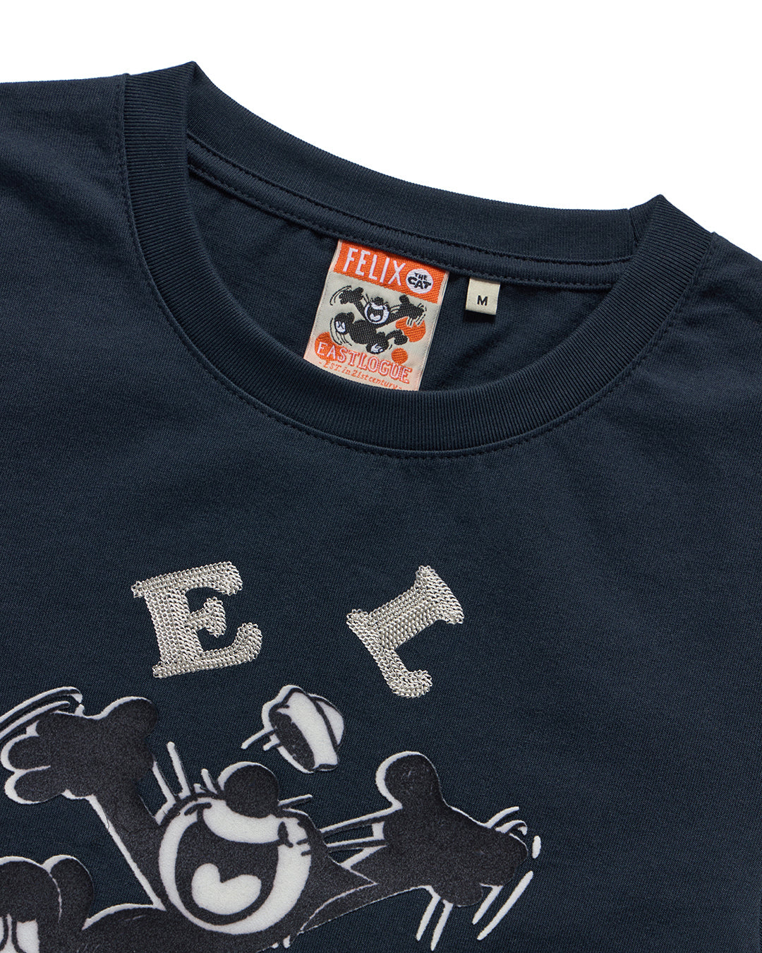 Eastlogue - Classic Felix Flocking T-shirts (Navy) product image 3 | TRAB K-Fashion Australia