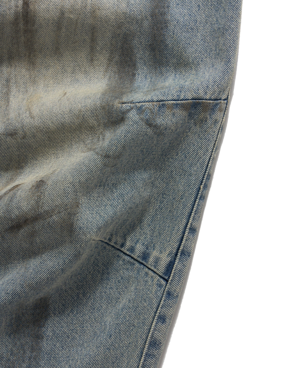 Eastlogue - Curve Knee Belted Pants (Dust Indigo) product image 11 | TRAB K-Fashion Australia