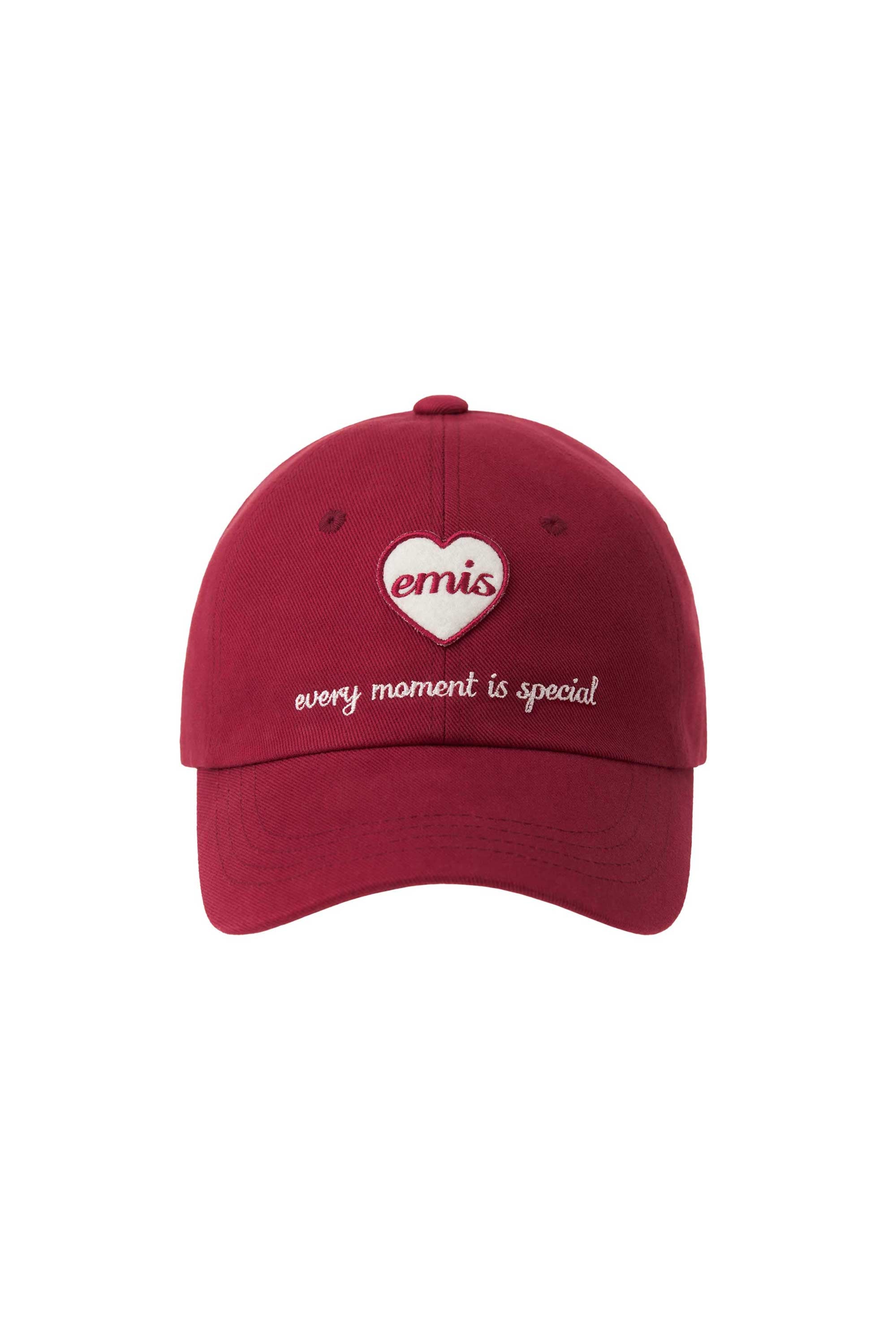 Emis - Heart Wappen Ball Cap (Red) product image 1 | TRAB K-Fashion Australia