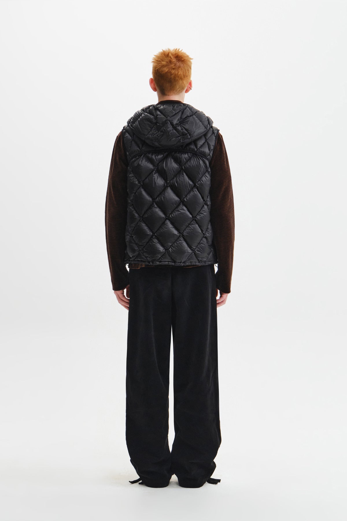 Matin Kim - Mix Quilted Light Down Vest (Black) product image 11 | TRAB K-Fashion Australia