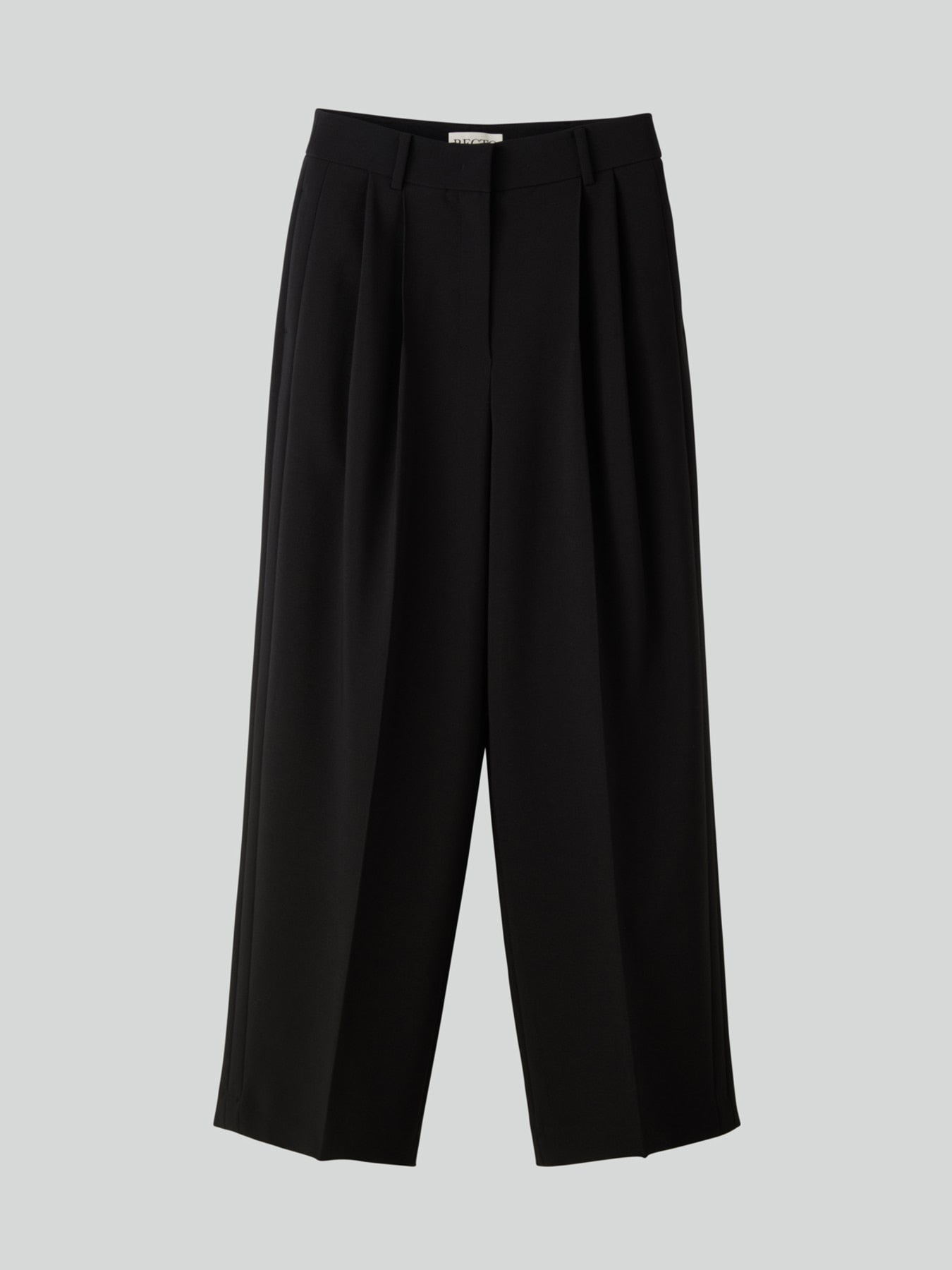 Recto - Double Pleated Wide Pants (Black) product image 10 | TRAB K-Fashion Australia