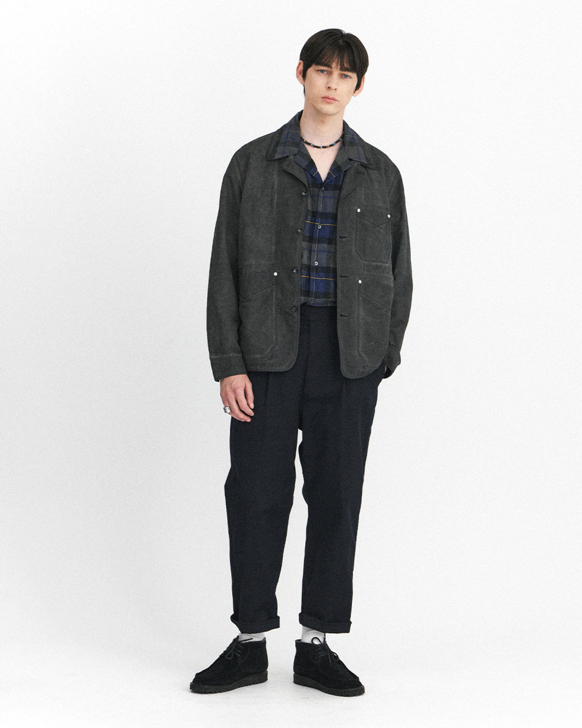 Eastlogue - Single Belted Comfy Pants (D.navy) product image 1 | TRAB K-Fashion Australia