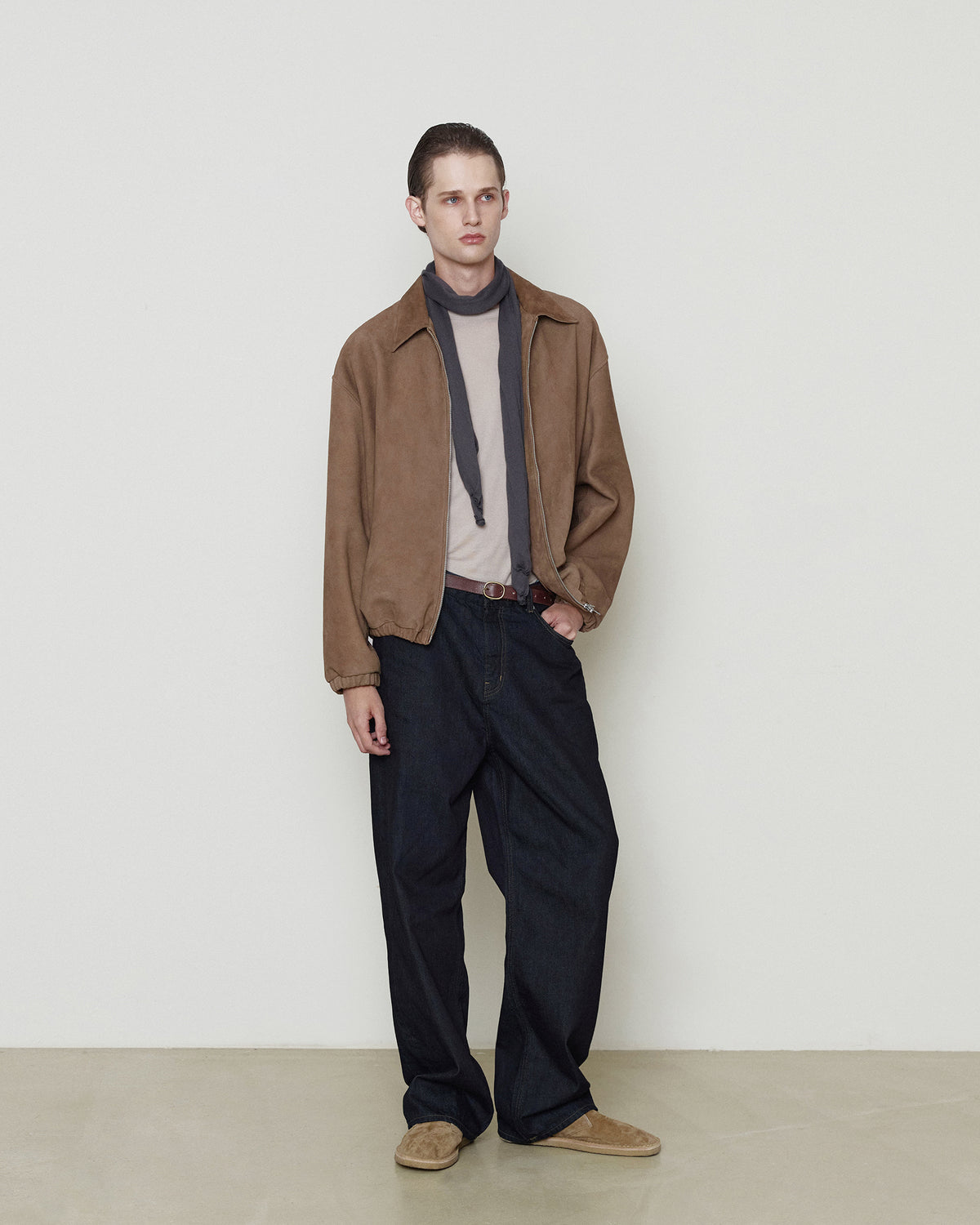 Brownyard - Suede Blouson (Mocha) product image 1 | TRAB K-Fashion Australia