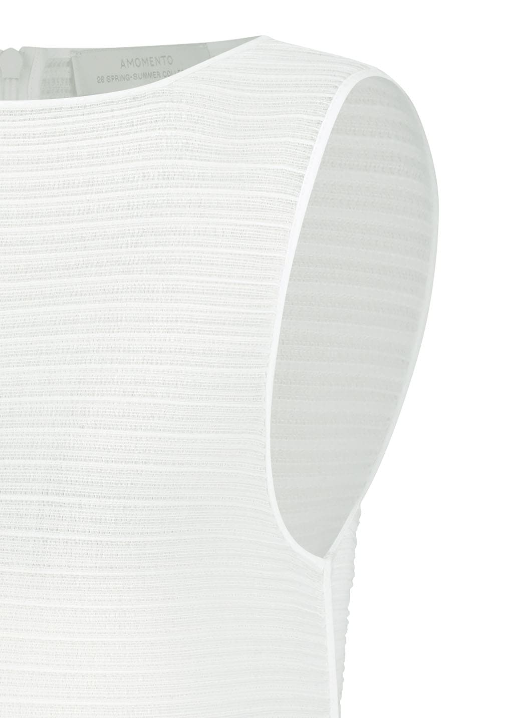 Amomento - Pleats Hourglass Mini Dress (White) product image 5 | TRAB K-Fashion Australia