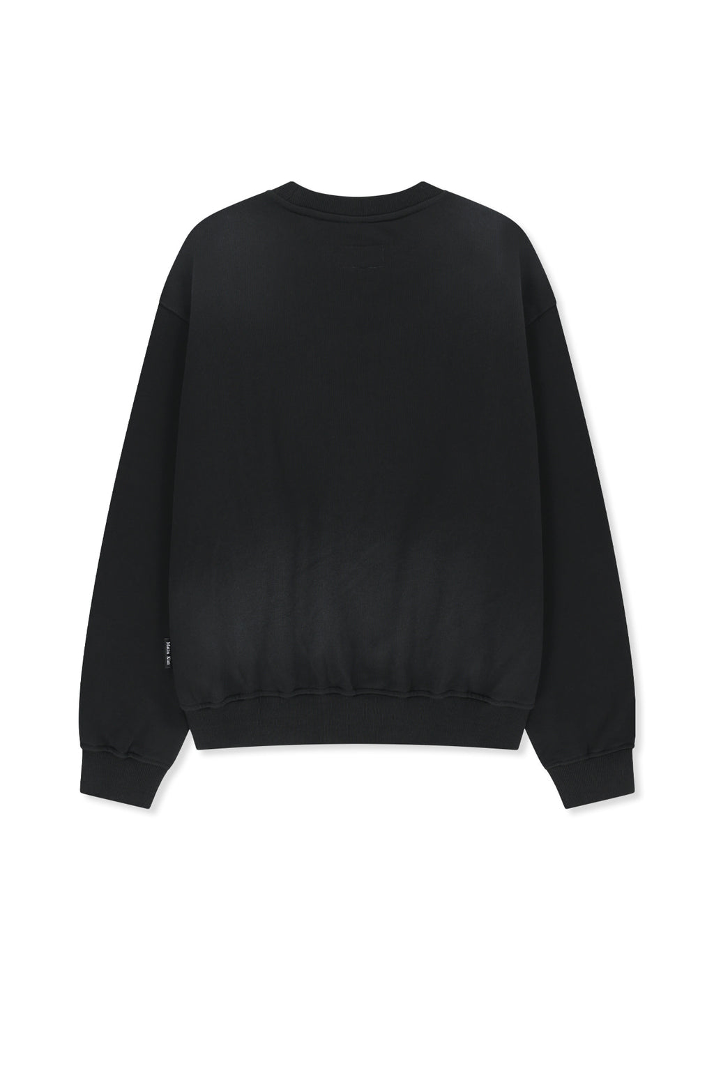 Matin Kim - Vintage Spray Logo Sweatshirt (Black) product image 2 | TRAB K-Fashion Australia