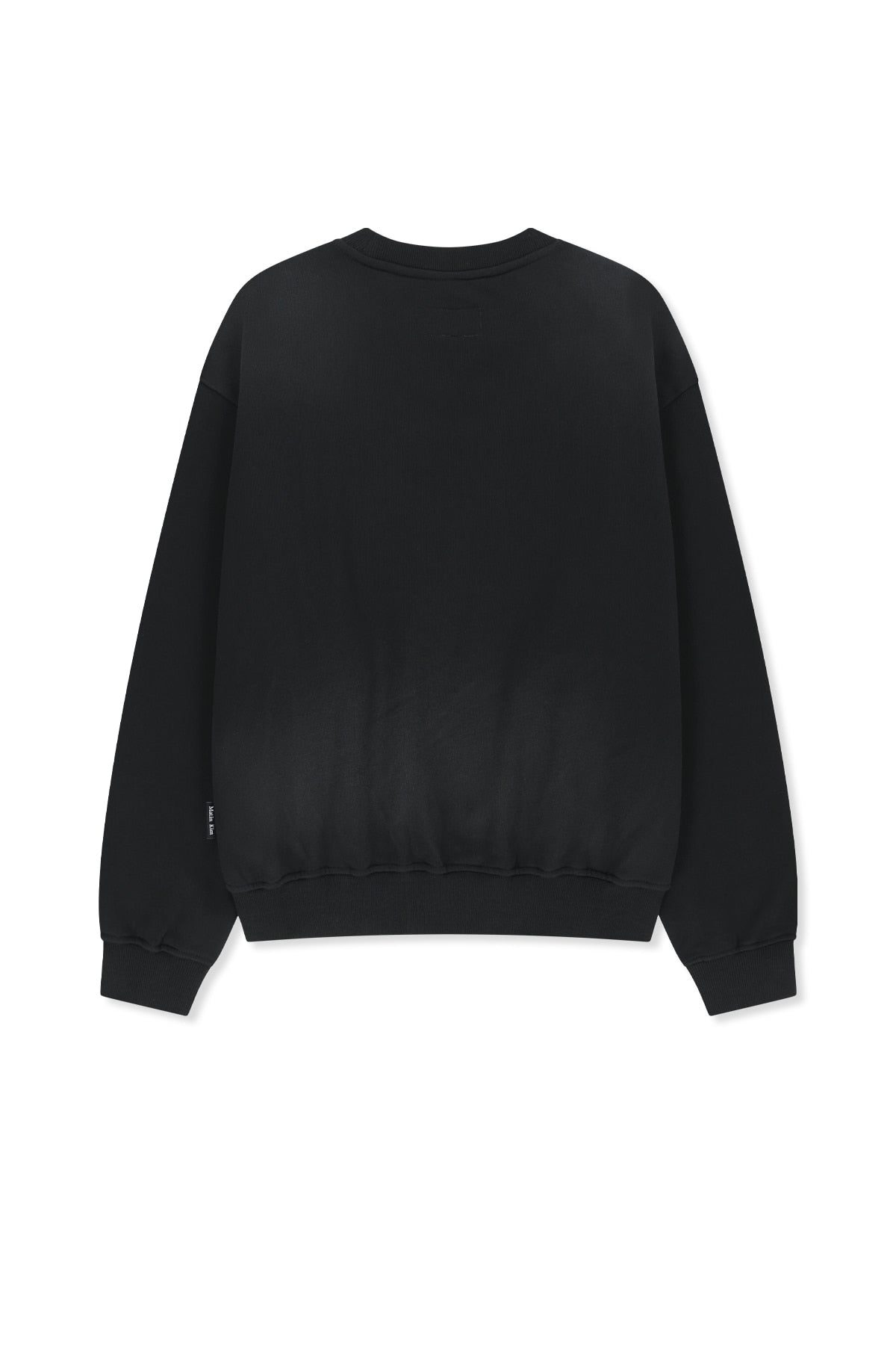 Matin Kim - Vintage Spray Logo Sweatshirt (Black) product image 2 | TRAB K-Fashion Australia