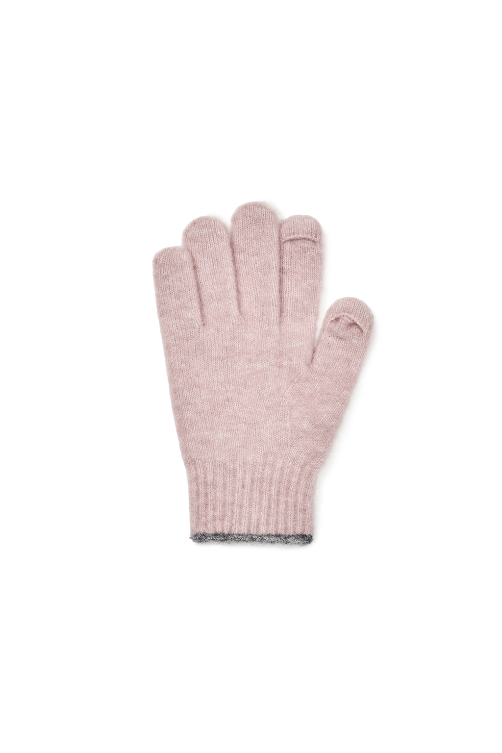 Matin Kim - Boucle Knit Gloves (Pink) product image 3 | TRAB K-Fashion Australia