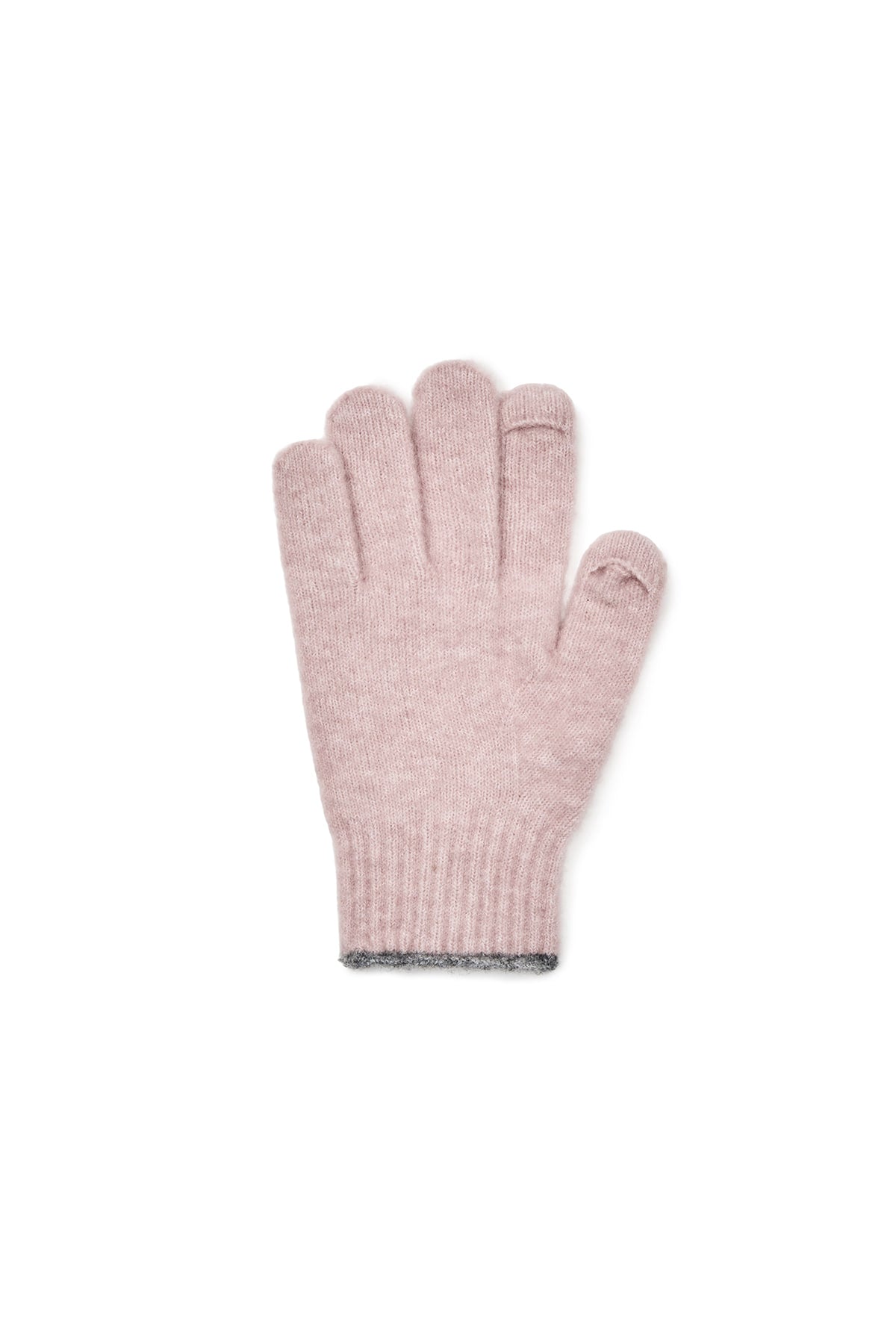 Matin Kim - Boucle Knit Gloves (Pink) product image 3 | TRAB K-Fashion Australia