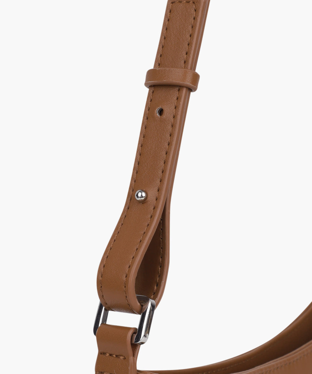 Marithe & Francois Girbaud - Regular Logo Mini Peanut Bag (Brown) product image 3 | TRAB K-Fashion Australia