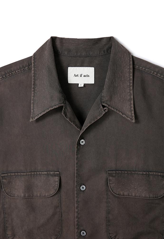 Art if acts - Tencel Two Pocket Shirt (Charcoal) product image 10 | TRAB K-Fashion Australia