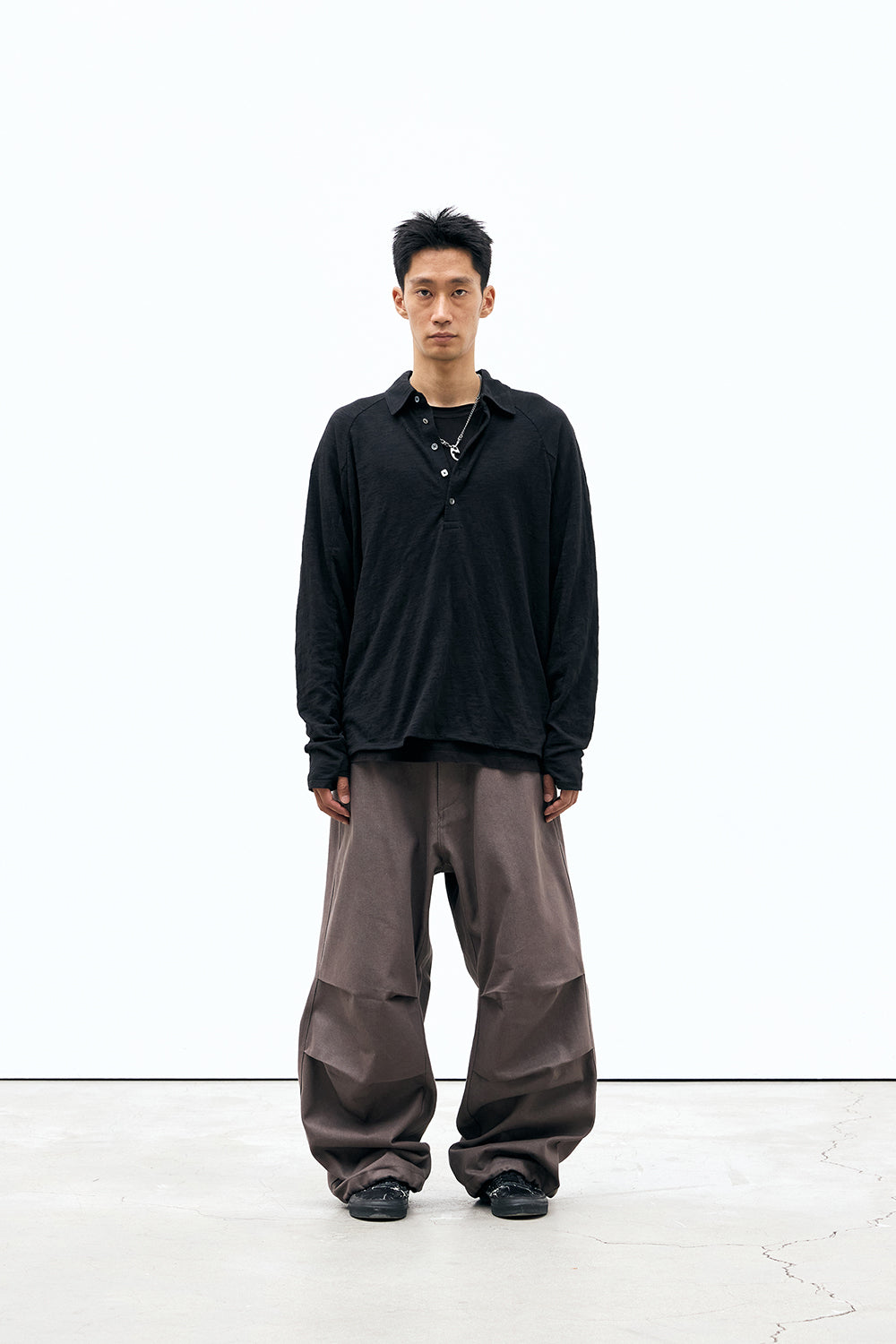 Hatchingroom - Polo Tee (Black) product image 5 | TRAB K-Fashion Australia