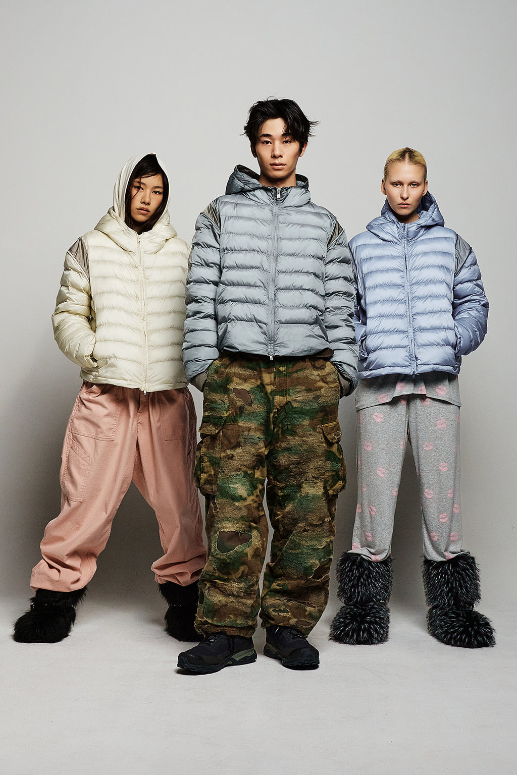 Deinet - Point Wellon Hooded Jacket (Silver) product image 12 | TRAB K-Fashion Australia
