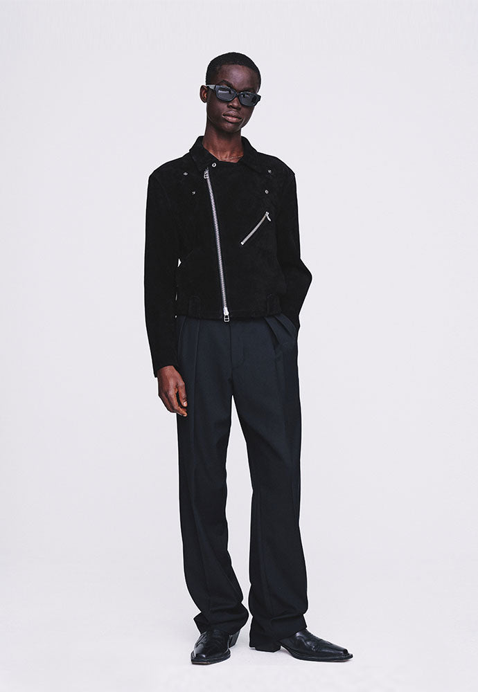 Tonywack - Suede Biker Jacket (Black) product image 4 | TRAB K-Fashion Australia