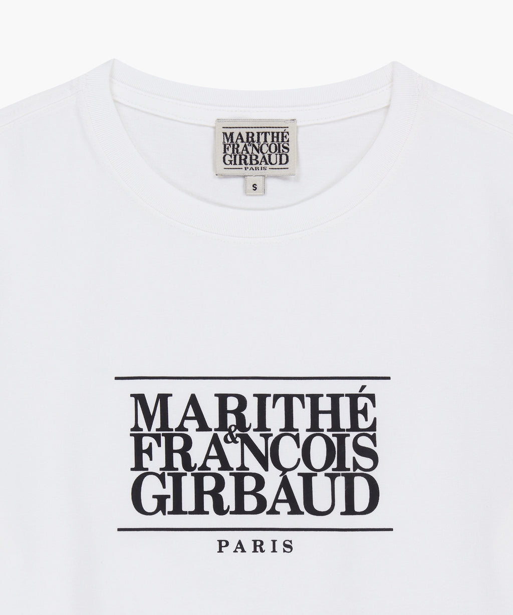 Marithe & Francois Girbaud - Classic Logo Tee (White) product image 3 | TRAB K-Fashion Australia