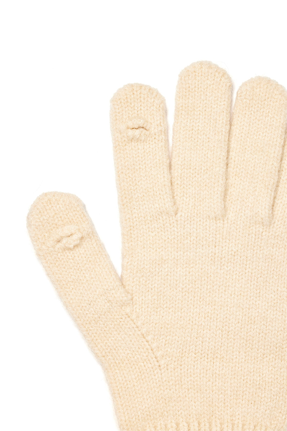 Matin Kim - Two Tone Finger Hole Gloves (Ivory) product image 3 | TRAB K-Fashion Australia