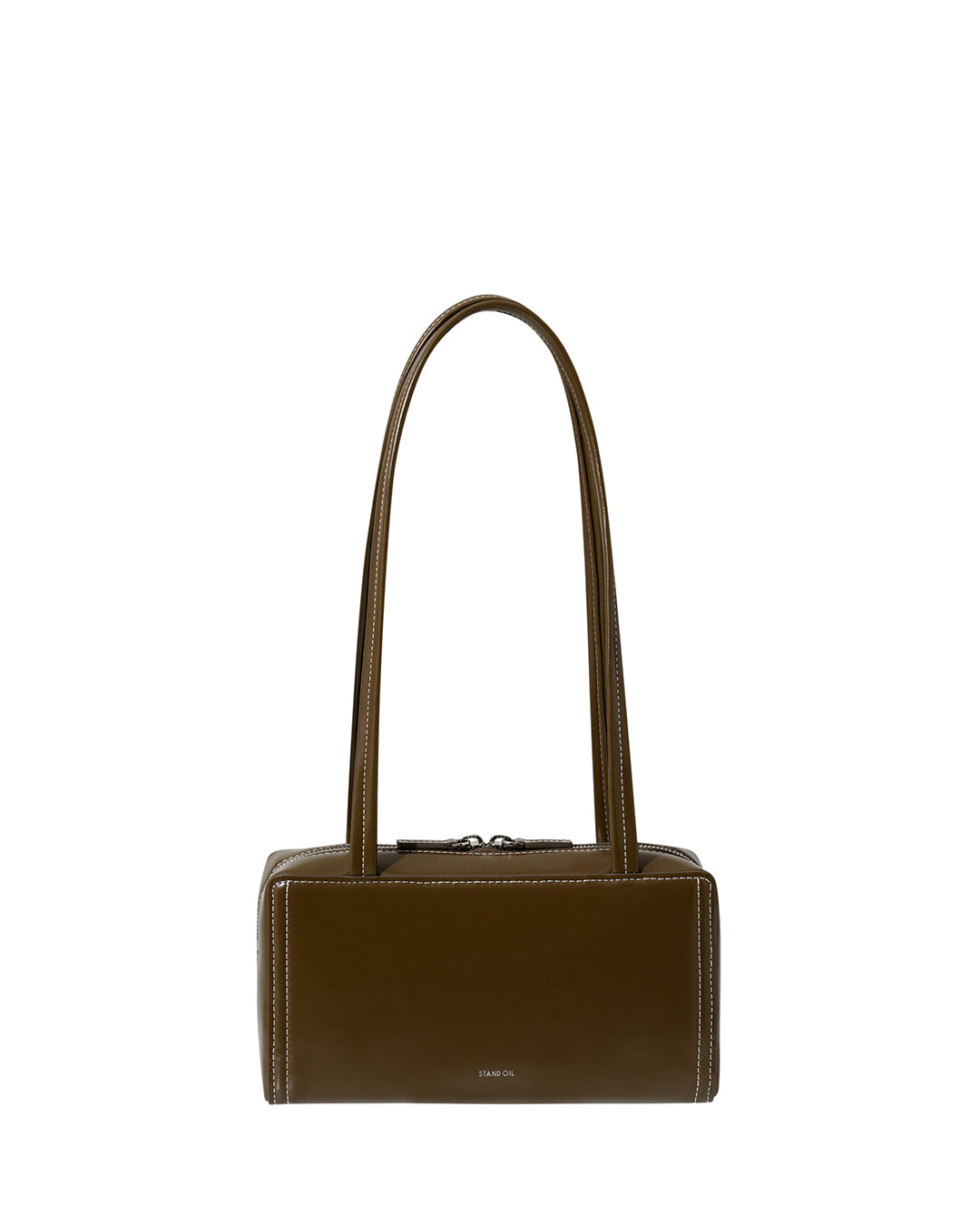 Stand Oil - Post bag (Stitch Mocha) product image 1 | TRAB K-Fashion Australia