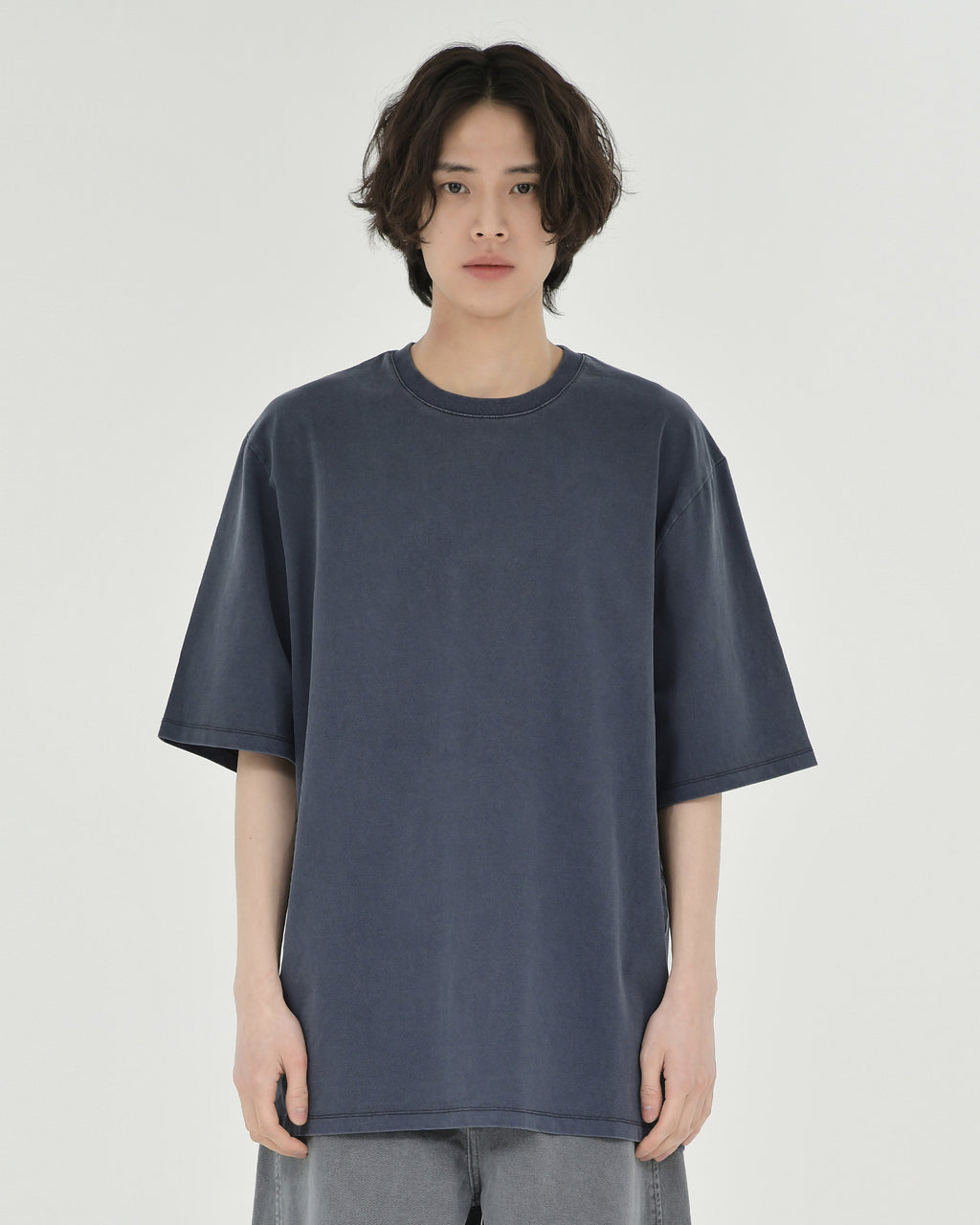 Brownyard - Washed T Shirt (Washed Navy) product image 1 | TRAB K-Fashion Australia