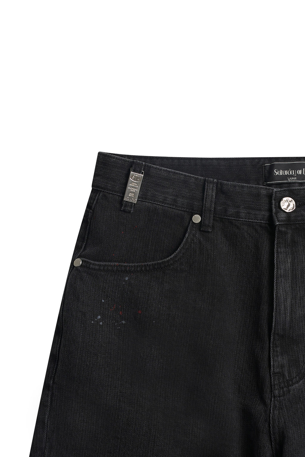 STU - Straight Paint Denim Pants (Grey) product image 20 | TRAB K-Fashion Australia