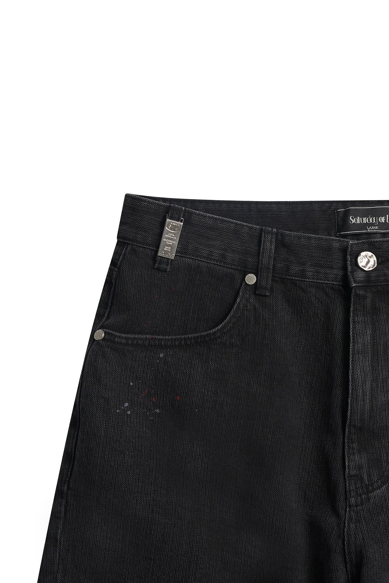 STU - Straight Paint Denim Pants (Grey) product image 20 | TRAB K-Fashion Australia
