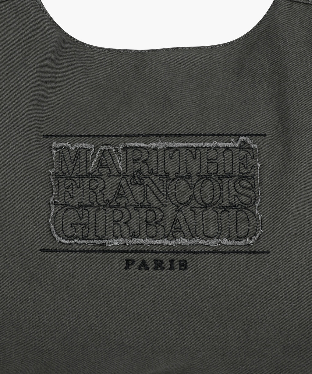 Marithe & Francois Girbaud - Classic Logo Round One Shoulder Bag (Charcoal) product image 4 | TRAB K-Fashion Australia