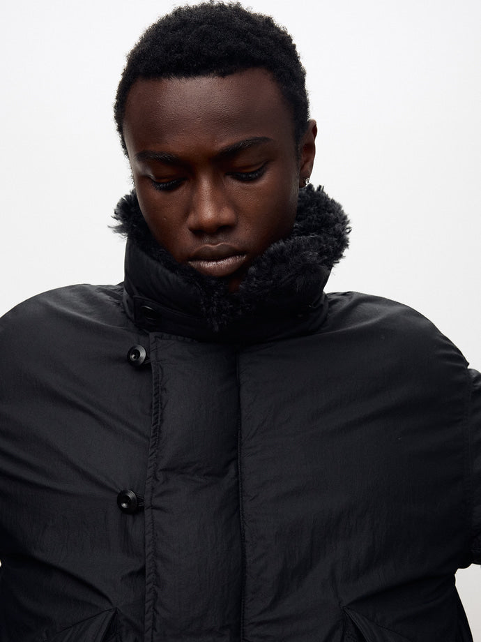 Tonywack - Shearling Collar Puffer Blouson (Black) product image 7 | TRAB K-Fashion Australia