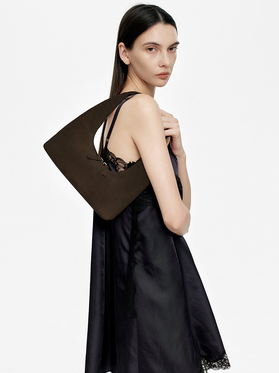 Marge Sherwood - Hobo Shoulder (Hush Nubuck) product image 2 | TRAB K-Fashion Australia