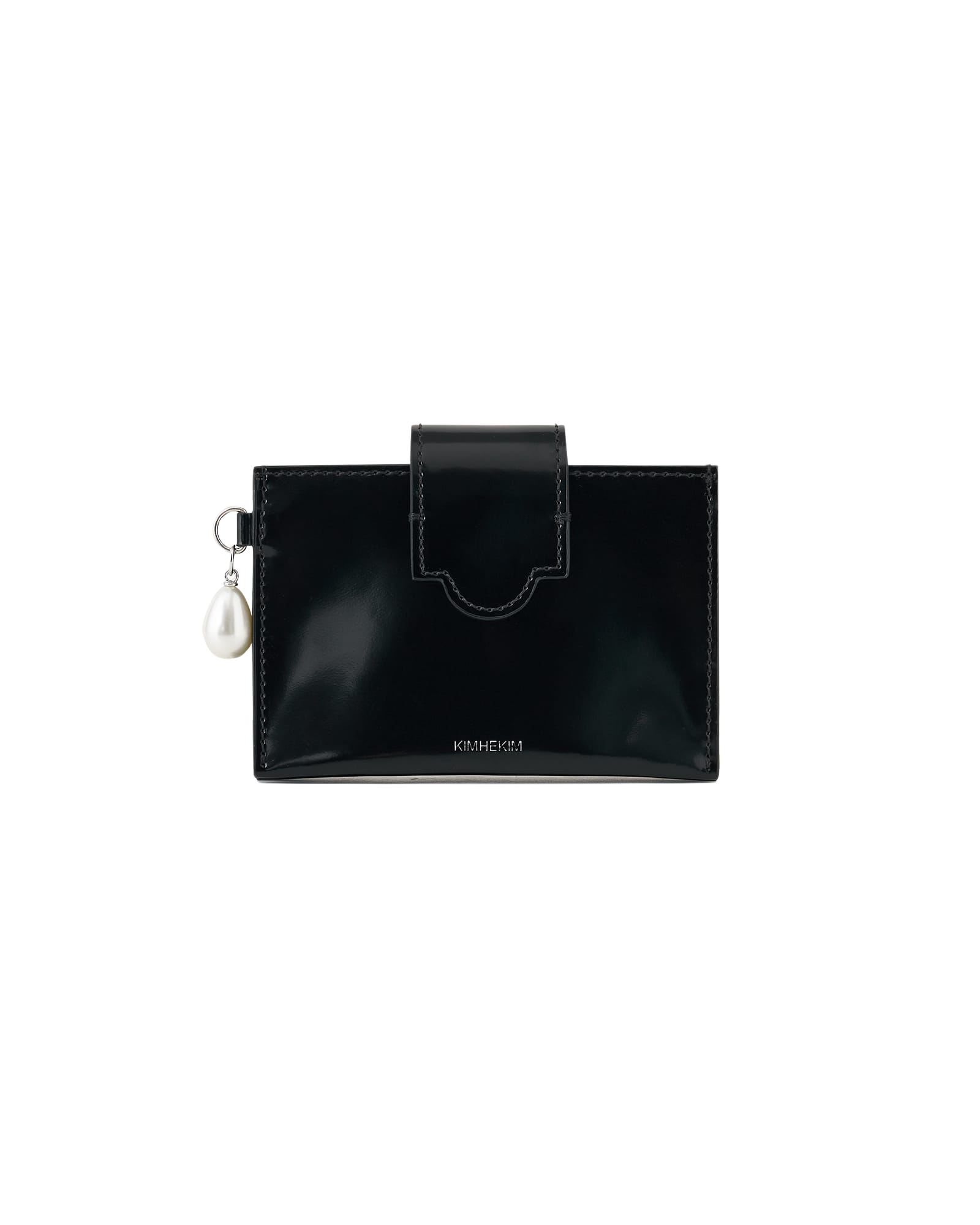Kimhe Kim - Pearl Tear Accordion Wallet (Black) product image 1 | TRAB K-Fashion Australia