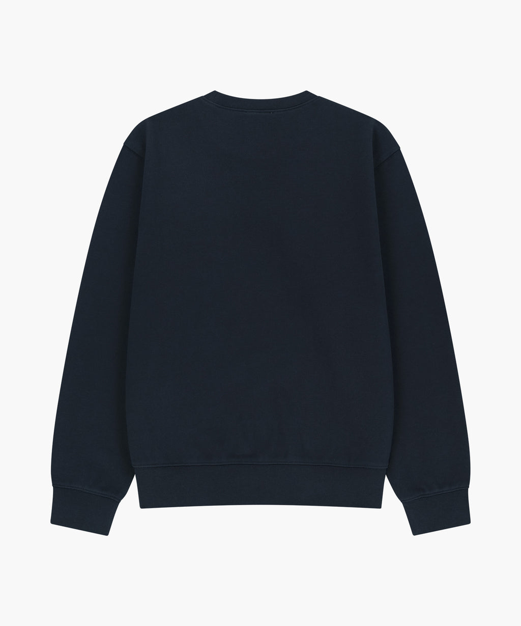 Marithe & Francois Girbaud - Small Classic Logo Embroidery Sweatshirt (Navy) product image 6 | TRAB K-Fashion Australia