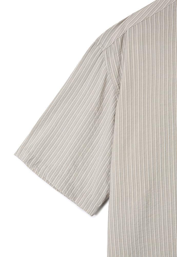 Art if acts - Wrinkle Rayon Half Shirt (Moss Beige) product image 12 | TRAB K-Fashion Australia