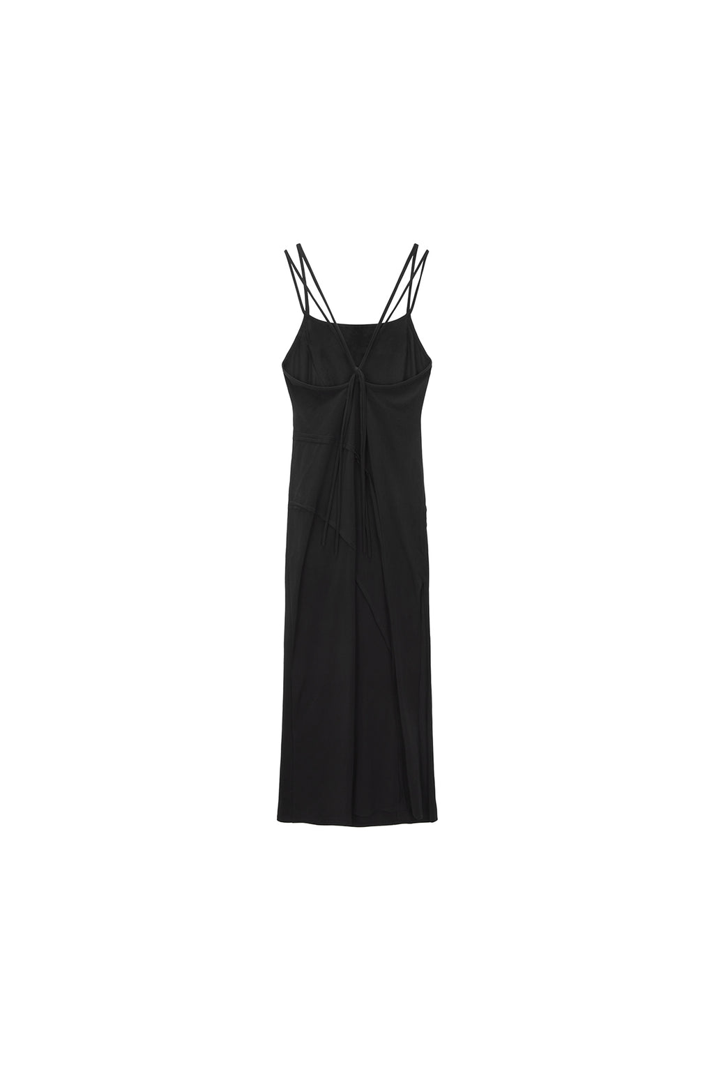 Matin Kim - Cut Out Layered Maxi Dress (Charcoal) product image 2 | TRAB K-Fashion Australia