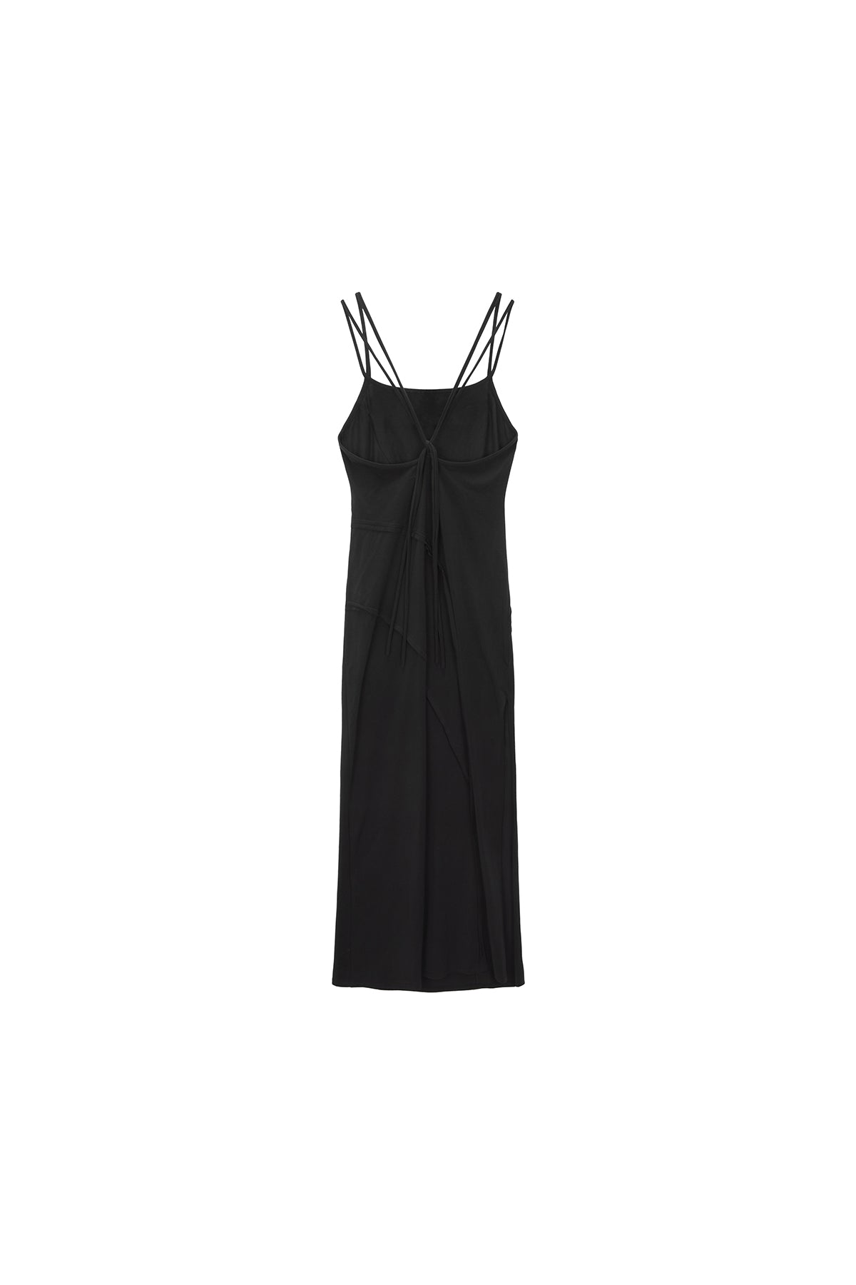 Matin Kim - Cut Out Layered Maxi Dress (Charcoal) product image 2 | TRAB K-Fashion Australia