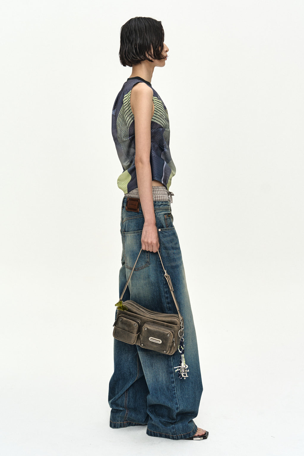 Andersson Bell - Initial Vine Keychain (Navy/Green) product image 9 | TRAB K-Fashion Australia