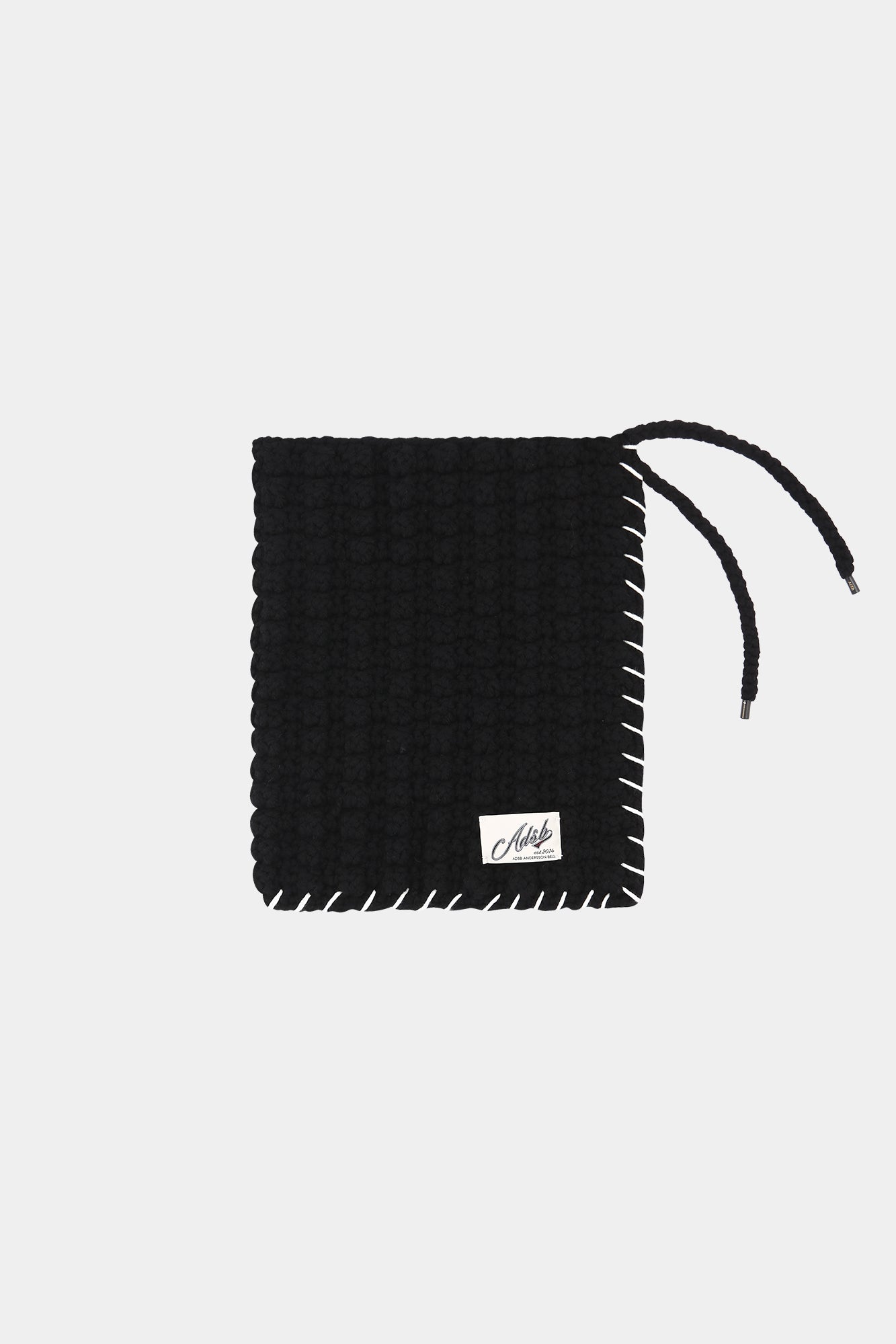 Andersson Bell - Chunky Wool-Blend Hand Knitted Scarf (Black) product image 9 | TRAB K-Fashion Australia