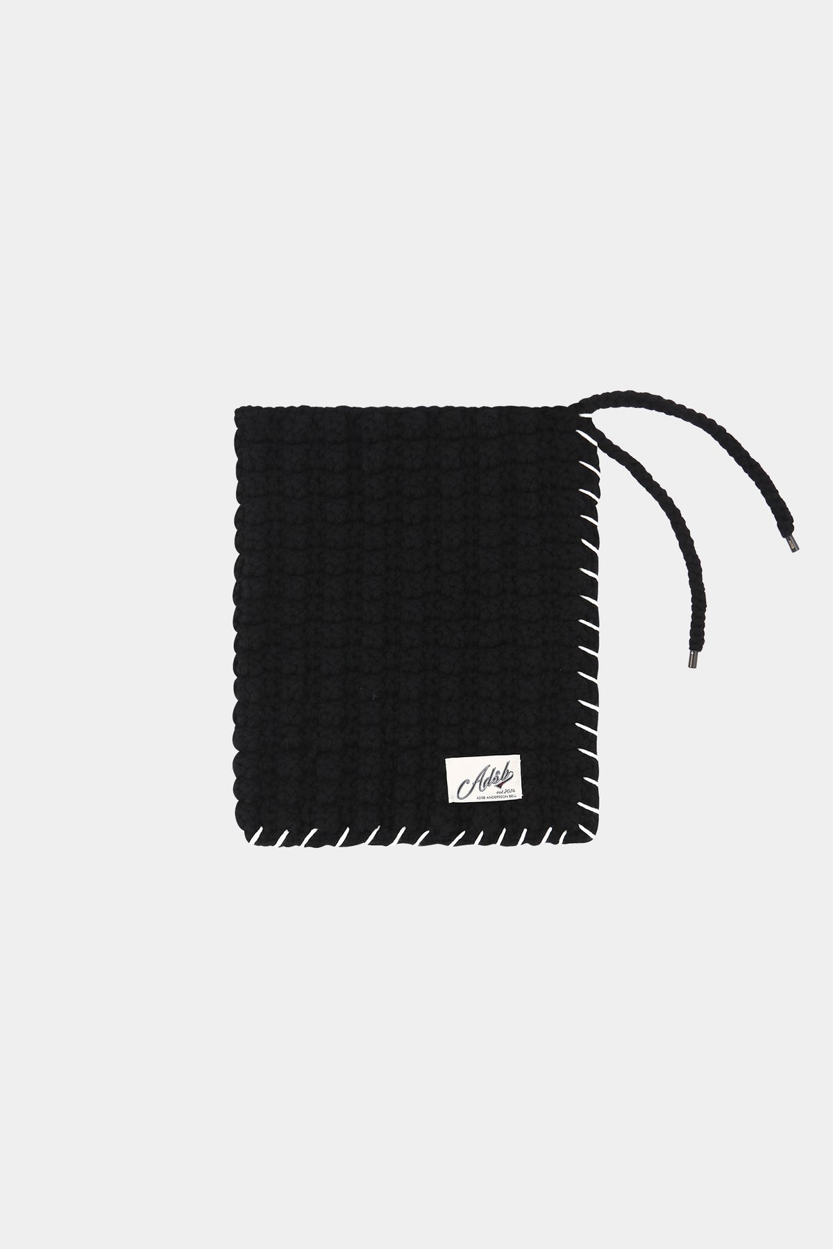 Andersson Bell - Chunky Wool-Blend Hand Knitted Scarf (Black) product image 9 | TRAB K-Fashion Australia