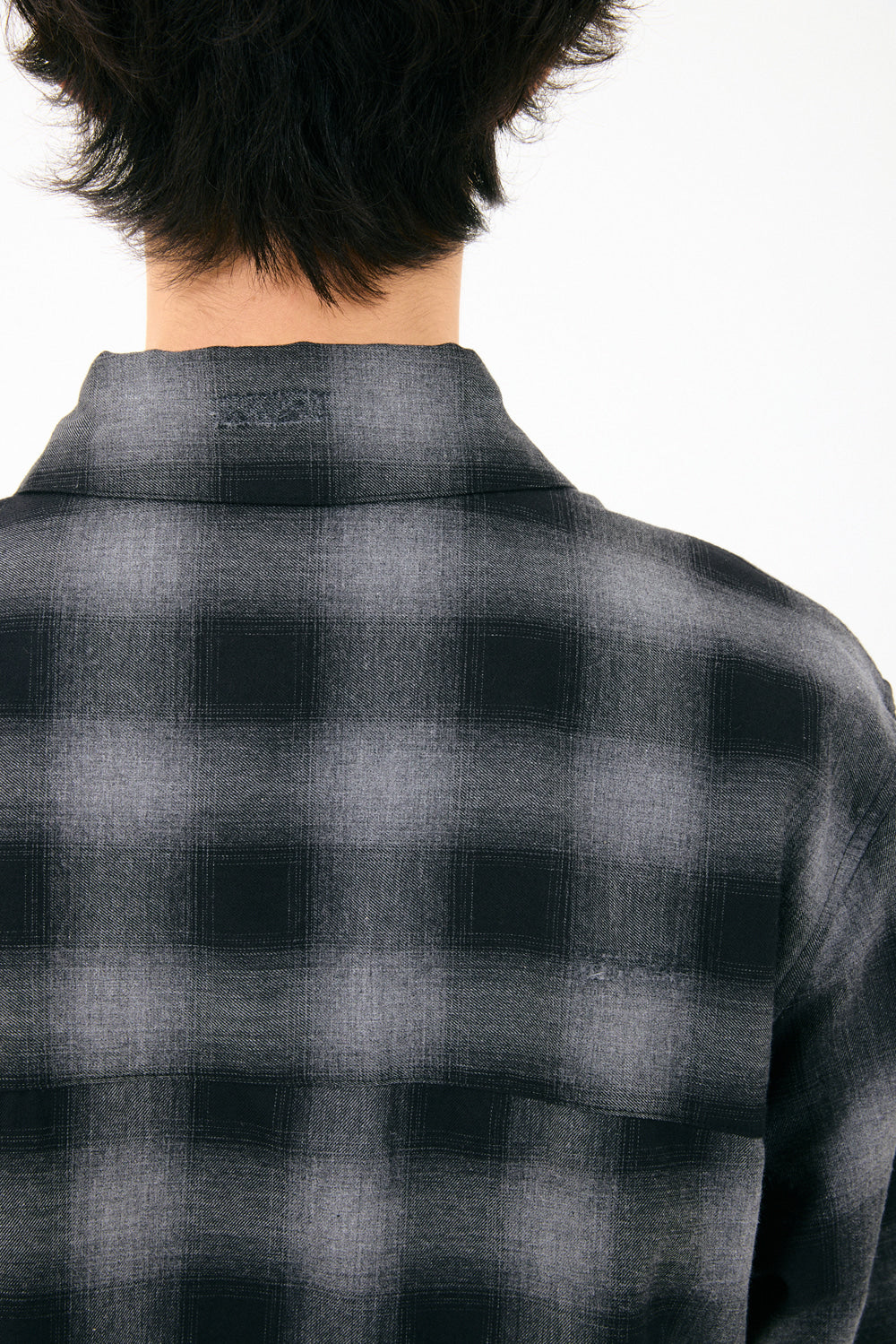 Hatchingroom - Regular Shirt Ombre Check (Charcoal) product image 12 | TRAB K-Fashion Australia