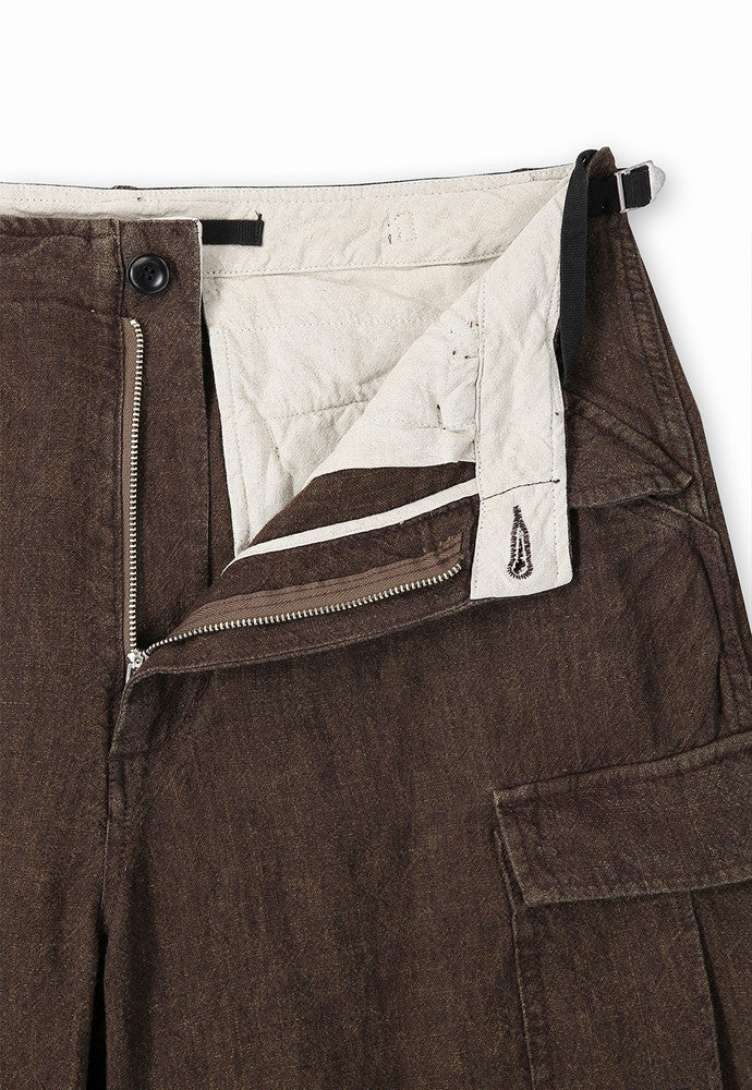 Art if acts - Linen M-51 Shorts (Wood) product image 10 | TRAB K-Fashion Australia